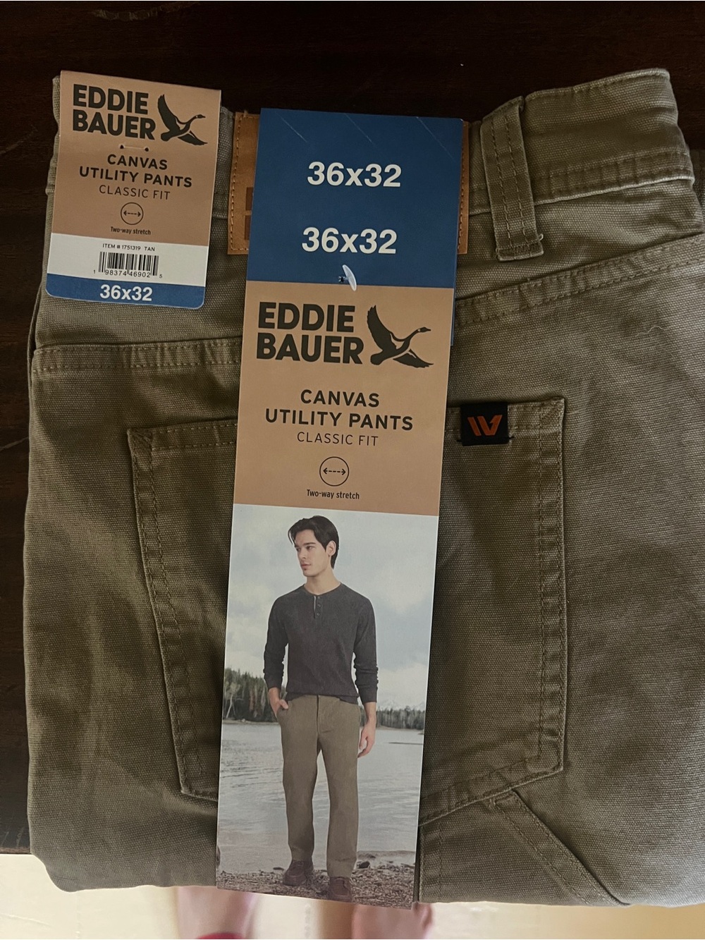 Eddie Bauer Men’s Canvas Utility Pants - Olive